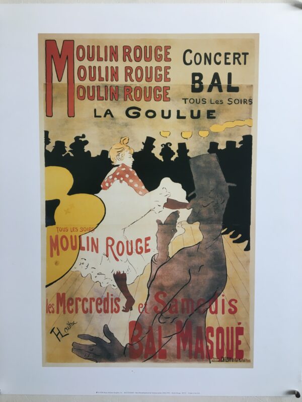 N29   Moulin Rouge  by  Toulouse Lautrec